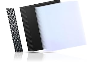 HOUYEE Comb Binding Spiral Covers 180Pack Set