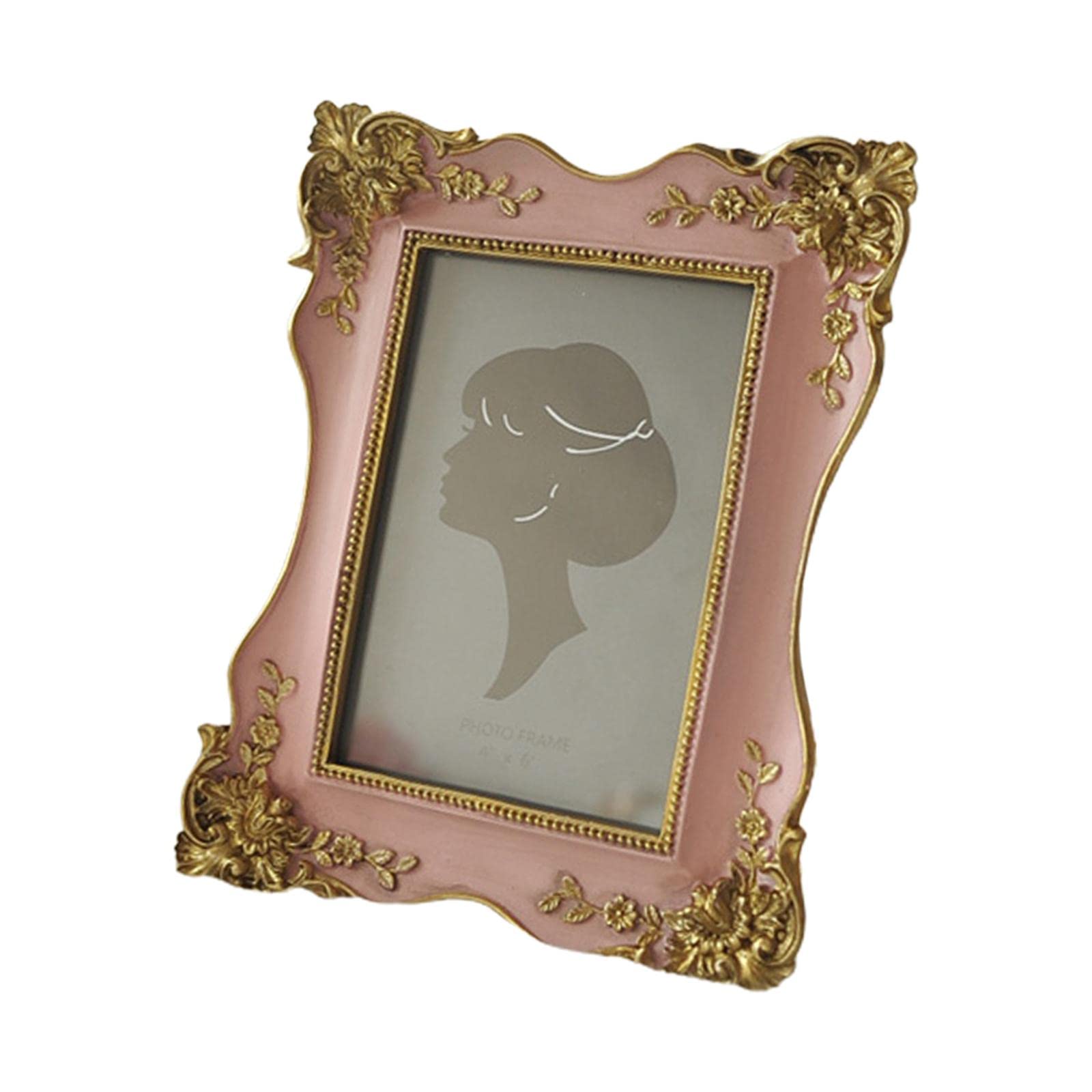 JDJUBOA Picture Frames,Pictures Elegant Pink Photo Frame for Desktop Display