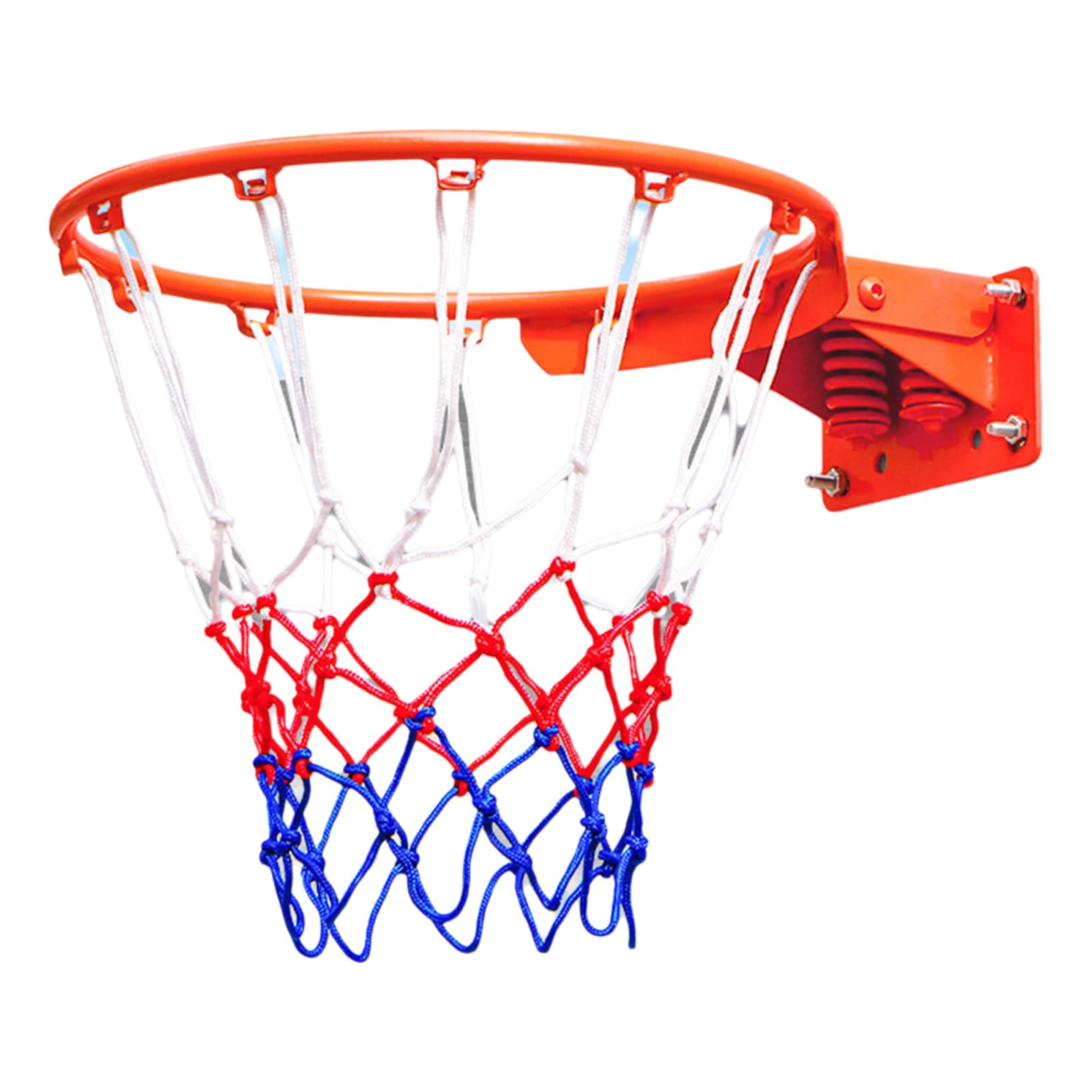 Wandmontierter Basketballkorb,Basketballkorb Wand,Basketballkorb Outdoor Wand,Massiver Wand Basketballkorb,Doppelfeder,FüR BüRo,Zimmer,Schlafzimmer,Badezimmer,FüR Garten Hof