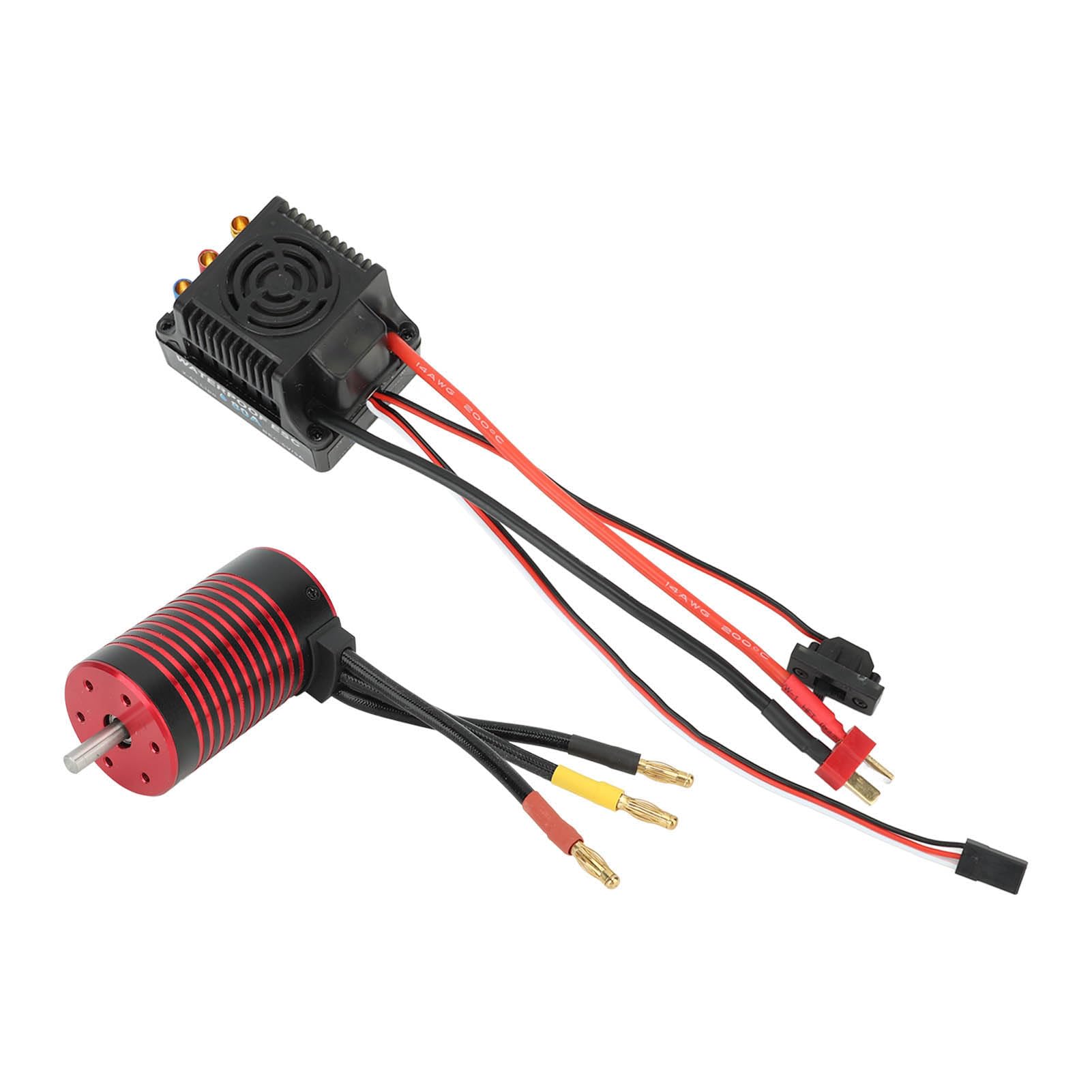 Motore Brushless, Potenza Stabile, Rotore a Coppia Elevata, Bobina in Rame Resistente Alle Alte Temperature, Set Servomotore Brushless, Coperture in Alluminio per (3100KV)