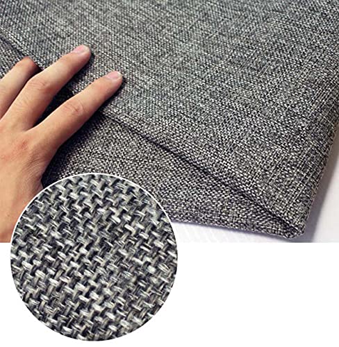 Cojín para silla de jardín e interior gris de 45x45 cm acolchado 4