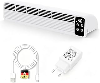 Heizkörper Ventilator Heizungslüfter, mit 3 Lüftern, Lüfter für Heizkörper Verbesserung der Wärmeverteilung, Wärme Verteilung, Energieeinsparung 2 Modi Heizungsventilator