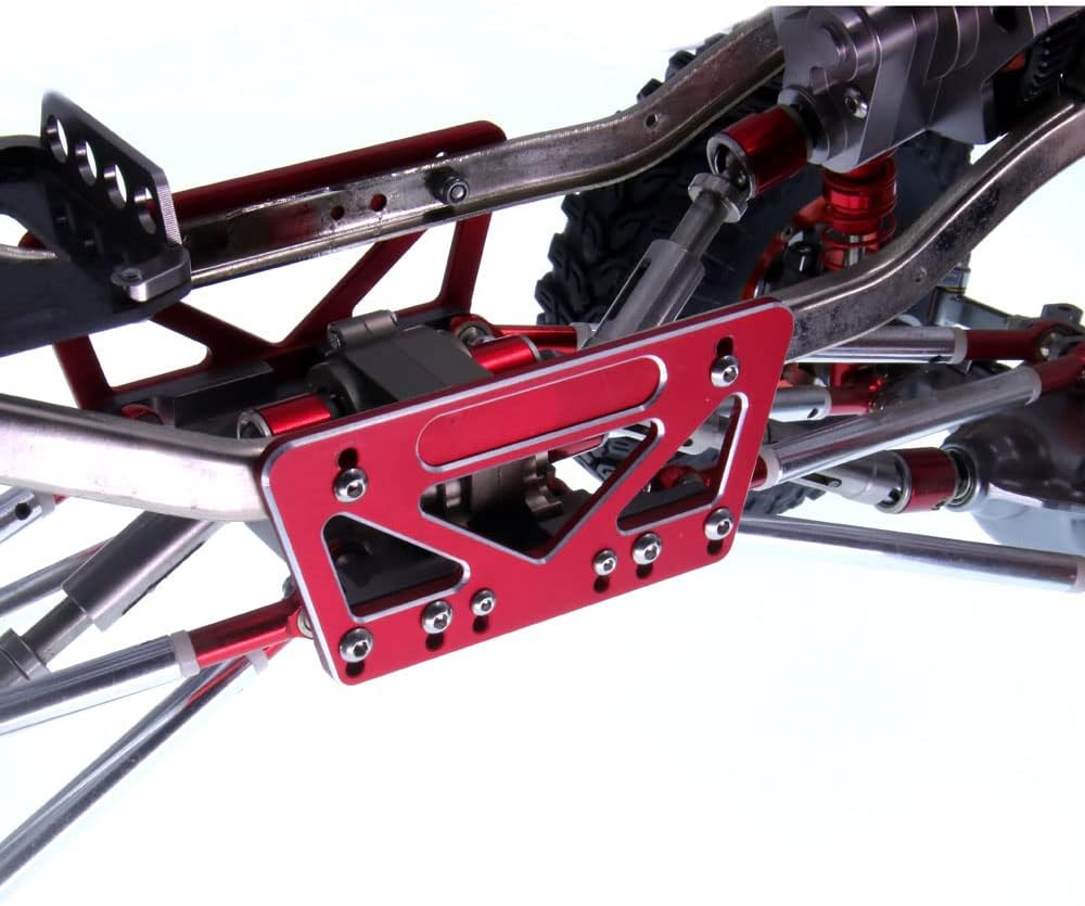Billet Machined Chassis & Shock Mount Lift Kit for Axial 110 SCX10 Scale Crawler (Titanium