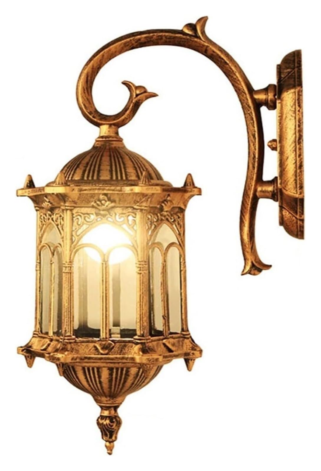 FZQSXAZU European Vinta Wall Lamp Wmmner Classic Outdoor Lighting Bronze h Sle Garden Light Veranda Illuminat Ele Home Decor