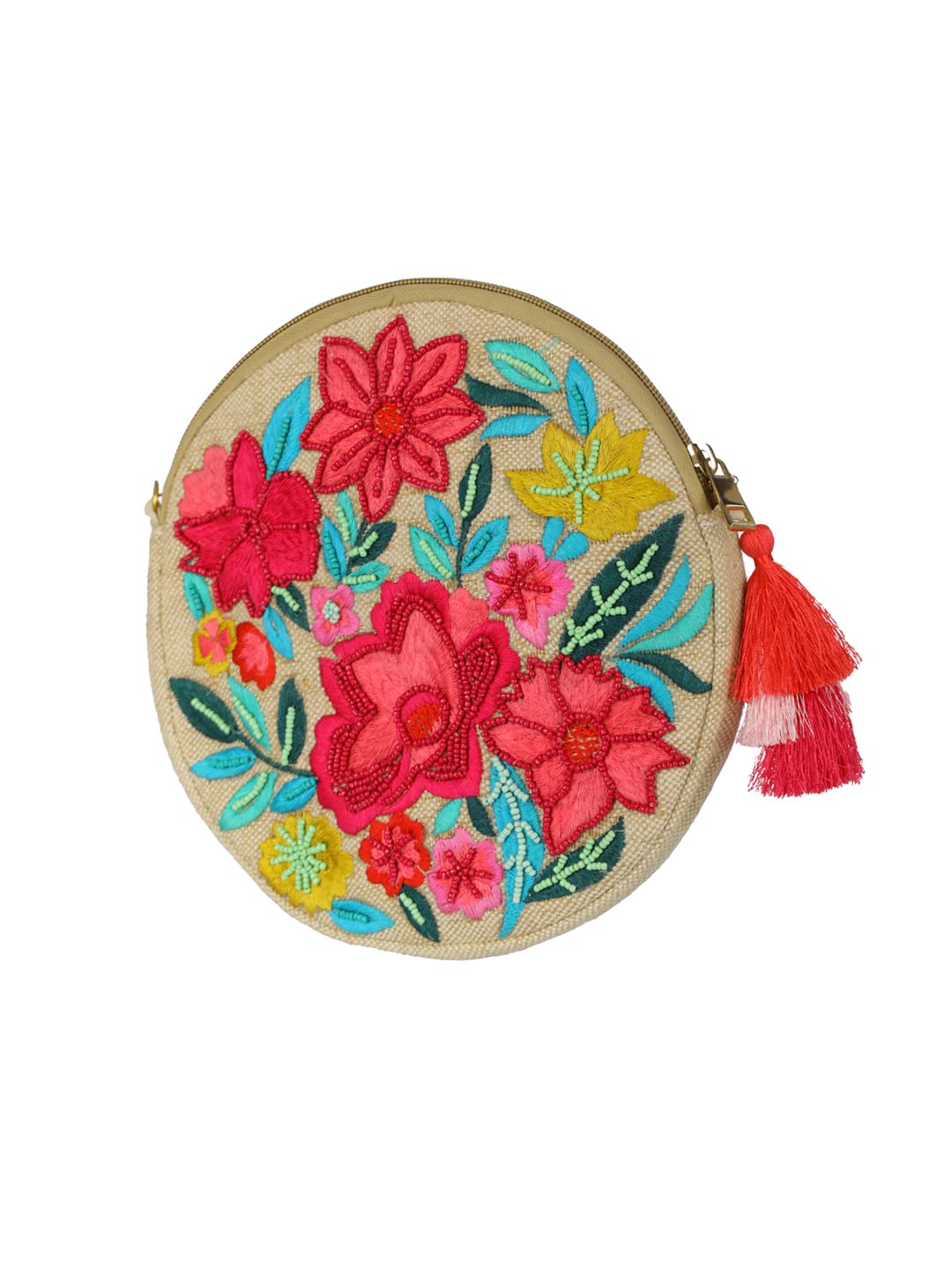 Priyaasi Phool-ing A-round Beaded Cross Body Bag - Image 5 thumbnail