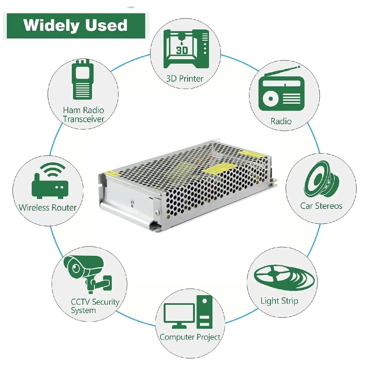 DC48V 5A Fuente de alimentación conmutada 240W Convertidor convertidor AC-DC para máquina de Freno Automatización Industrial CNC Motor Paso a Paso y más [Versión Mejorada]