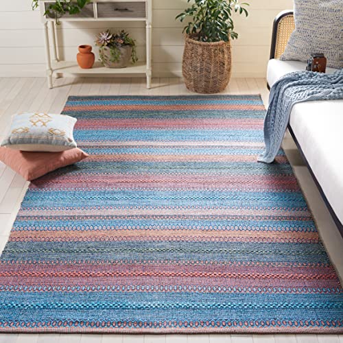 SAFAVIEH Montauk Collection Area Rug - 6' x 9', Blue