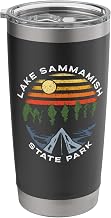 Lake Sammamish State Park Washington Camping Vacation Stainless Steel Insulated Tumbler