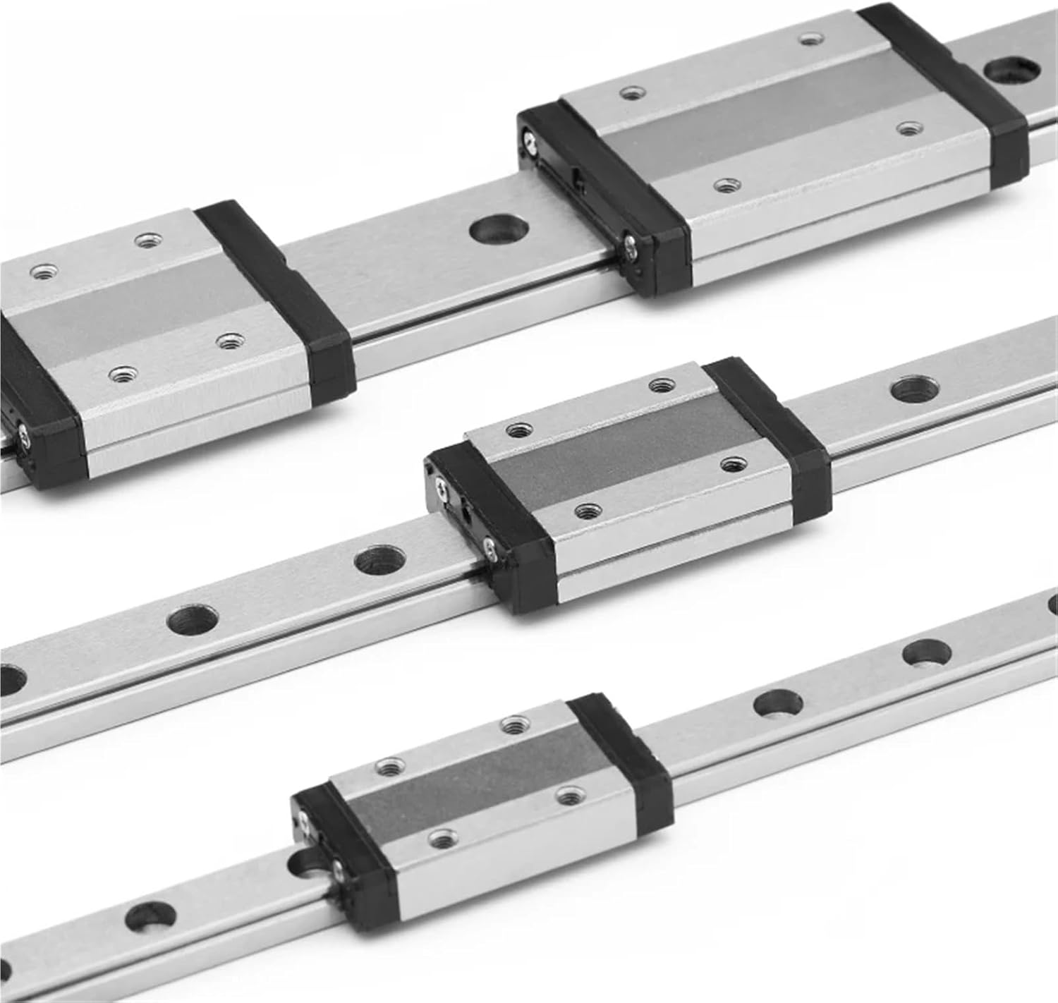 MGN9 MGN12 MGN15 MGN7 Miniature Linear Rail Slide 1 Linear Rail Guide +1 MGN Carriage Miniature Linear Rail Slide CNC X Y Z Axis