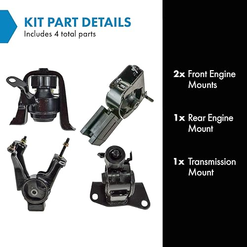 Vista 94 de TRQ Juego de montaje de motor compatible con Ford Bronco 1989-1992 F-150 F-250 F-350 1985-1997 Ranger 1994-1997 Mazda B2300