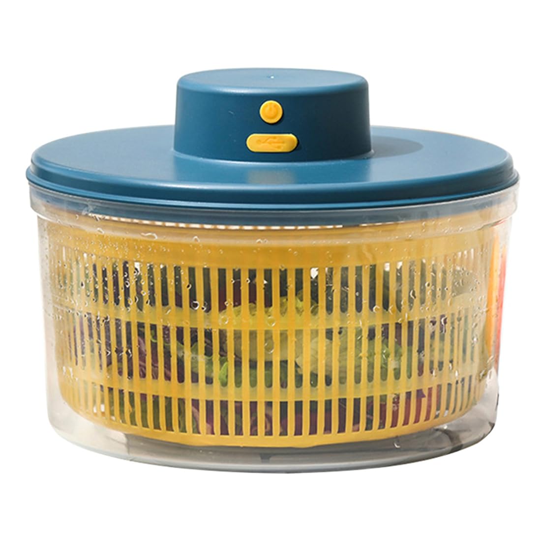 Vjsujehgy Salad Spinner Lettuce Greens Washer Dryer Drainer Crisper Strainer for Washing Drying Vegetables Kitchen Tools
