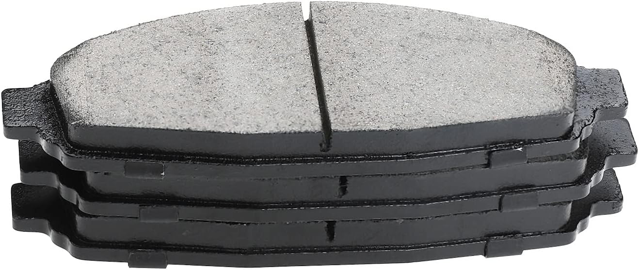 A-Premium Front Ceramic Brake Pads Set Compatible with Ford, Lincoln and Mercury Models - Crown Victoria/Town Car/Grand Marquis 2003-2011, Marauder 2003-2004, with Hardware, 4-Pack