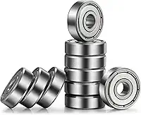 Donepart Rolamentos 608Zz, Rolamento De Skate C3 De Alta Velocidade, Rolamentos De 8 Mm X 22 Mm X 7 Mm Para Skates, Motor Elétrico, Rodas, Patinetes, Longboard, Impressora 3D, Spinners (Pacote Com