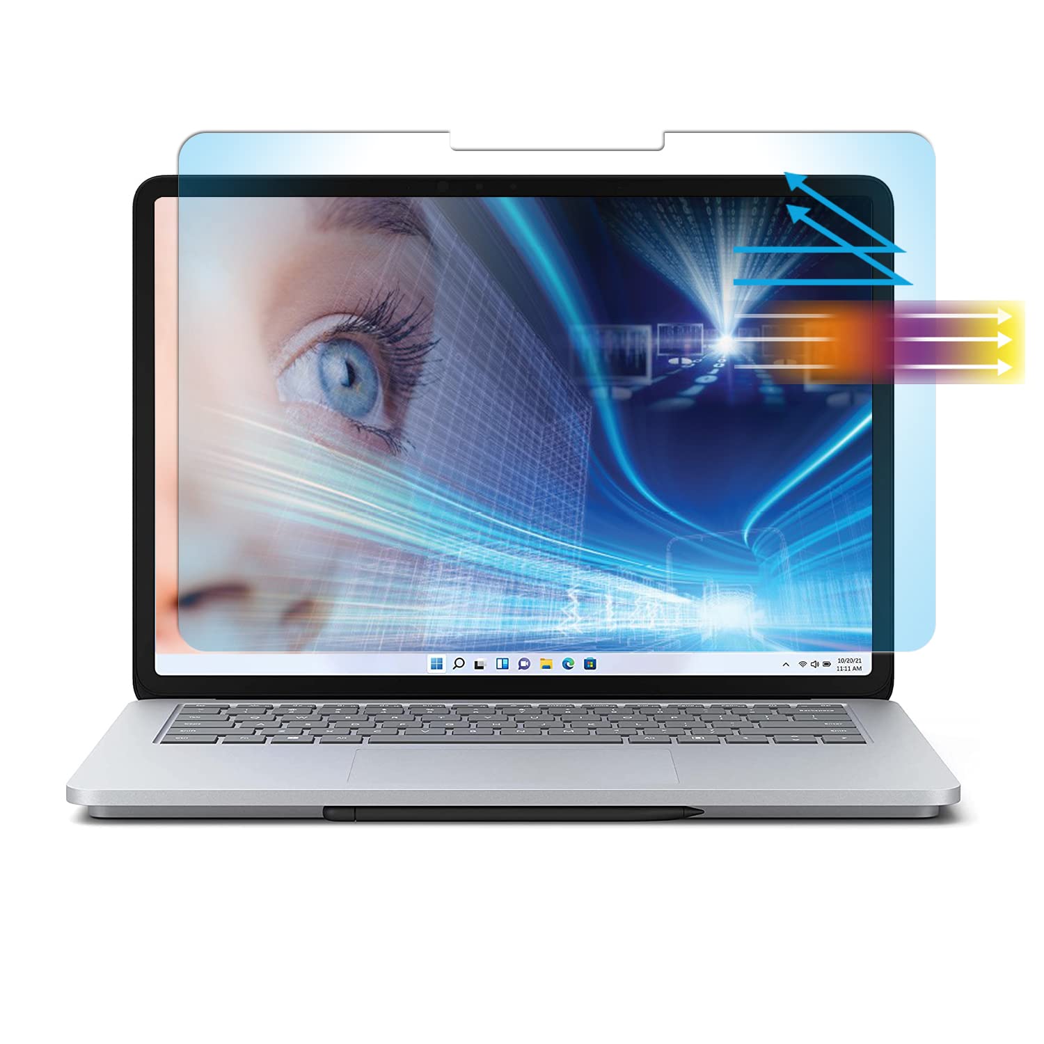 MUBUY-GOL MUBUY Screen Protector for 2022 Microsoft Surface Laptop Studio - 14.4" Anti Blue Light Anti Glare Eye Strain Block UV and Reduce Fingerprint