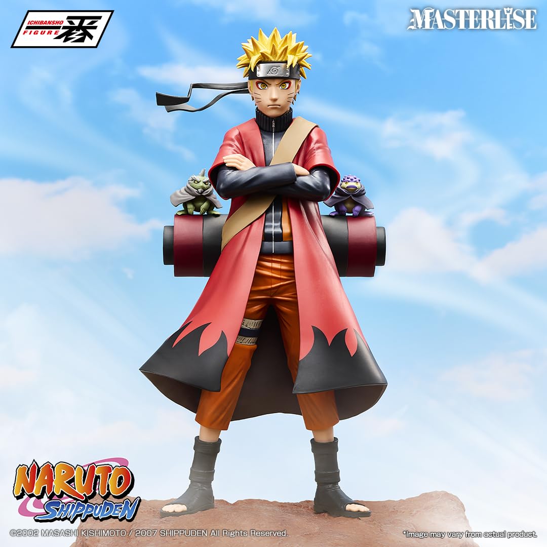 Ichibansho Figure - Naruto Shippuden - Naruto Uzumaki (Saggio Moda) (Un Ponte Tra il Lamento di Samsara e la Pace) Masterlise Figurine da collezione