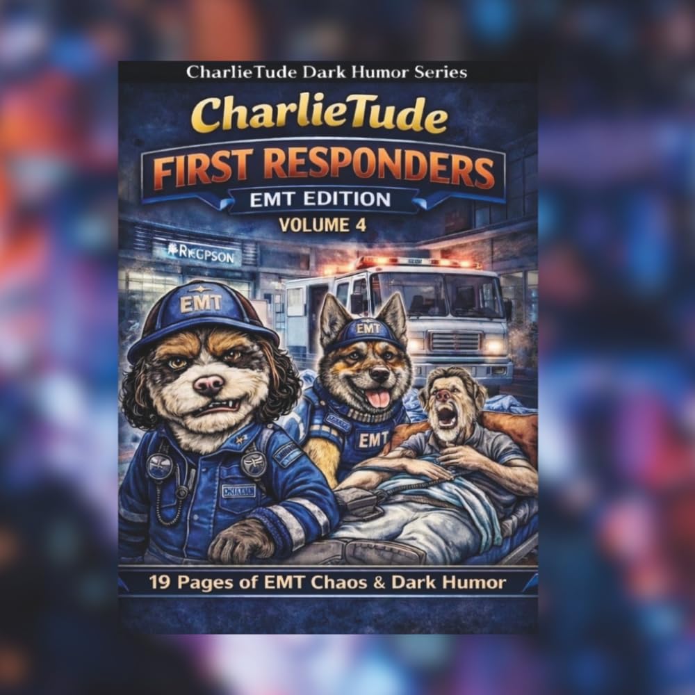 CharlieTude First Responder - EMT: A Dark Humor Coloring Book for EMT's & First Responders (CharlieTude First Responders - Dark Humor Series)