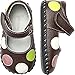 pediped Originals Giselle Mary Jane Crib Shoe (Infant),Chocolate Brown,Small (6-12 Months)