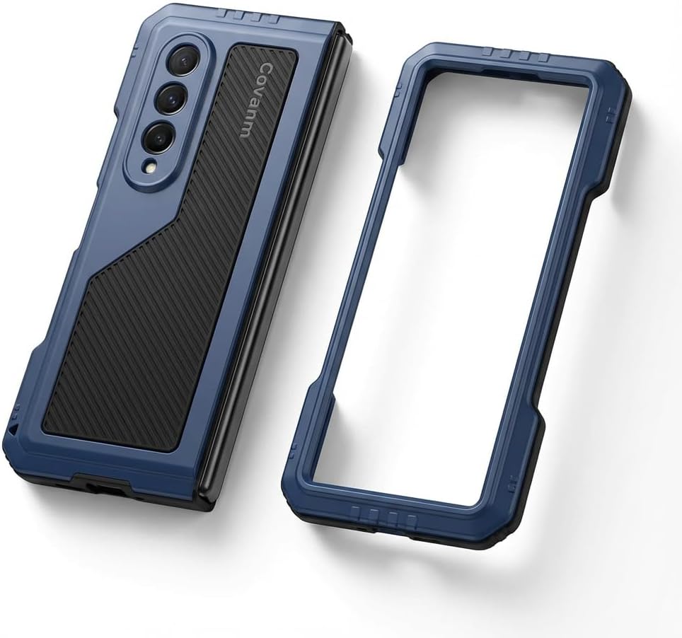 Neoprene Phone Pouch, Lightweight Protective Cellphone Sleeve with Large Zipper Opening, Thermal Insulated, Durable Cell Phone Carrier for Smartphones Blue