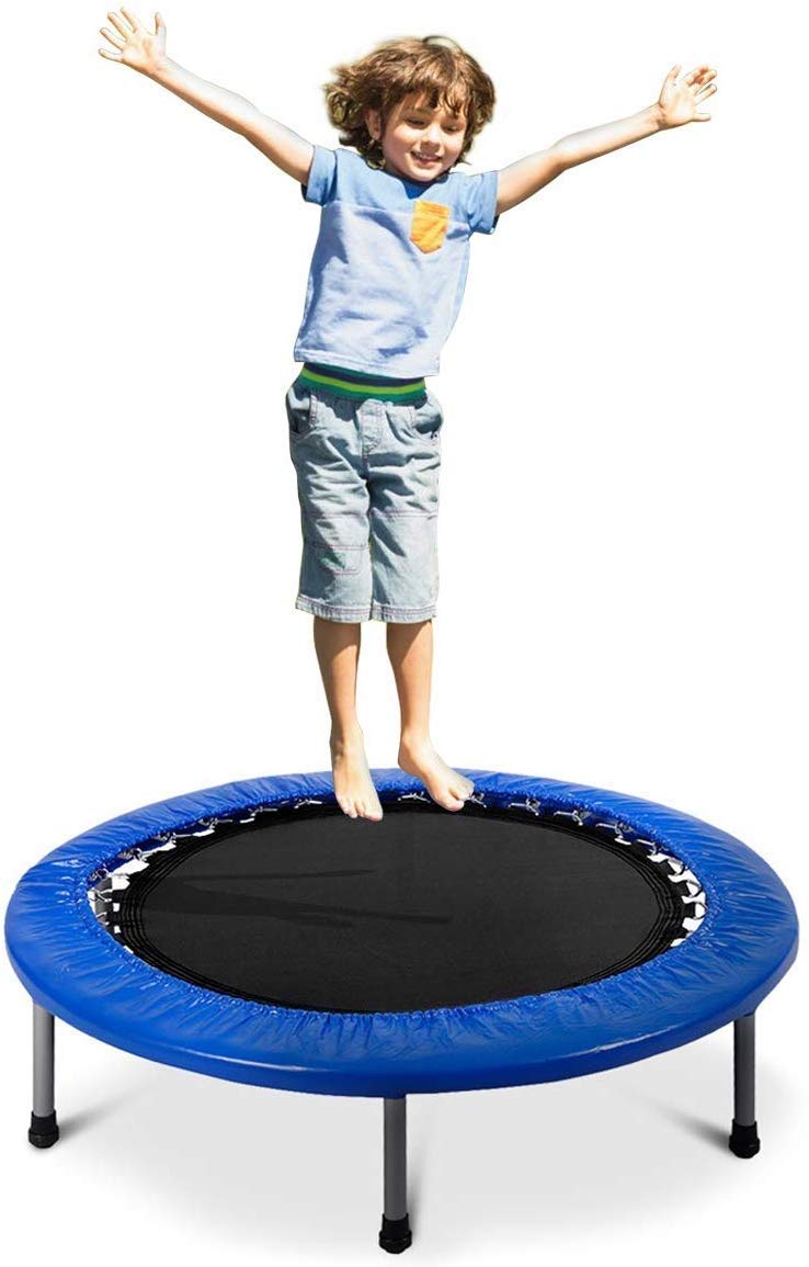 IRIS Fitness 40 Inch Trampoline for Adults and Kids, Rebounder Trampoline, with Padding & Springs Elastic Safe for Indoor Outdoor Exercise Workout (B018E0FUZM) Amazon Price History, Amazon Price Tracker