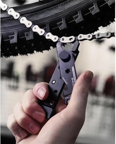 Miniatura 4 de LEZYNE Alicates de bicicleta de cadena múltiple, eliminación de eslabones de cadena integrada con herramienta de rompedor de cadena, llave de núcleo