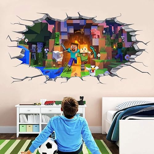 Thingehoy Wandtattoo Kinderzimmer Junge, Anime Wandtattoos Aufkleber Kinder, Wandaufkleber Kinderzimmer, Wandsticker Kinderzimmer Jungen, Wall Stickers Kids Bedroom, Wanddekoration (Wall Stickers)