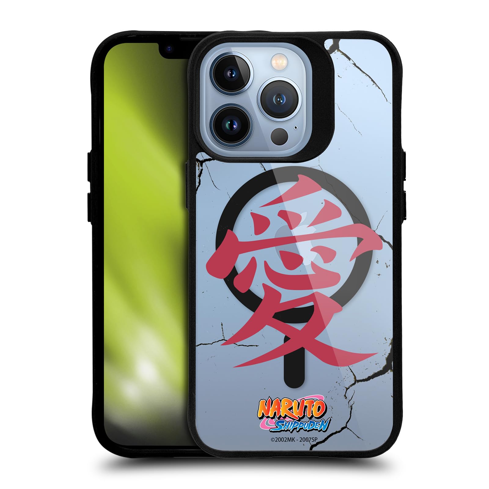 Cadeau Naruto coque iPhone 13 Pro Gaara noire compatible avec MagSafe - 8