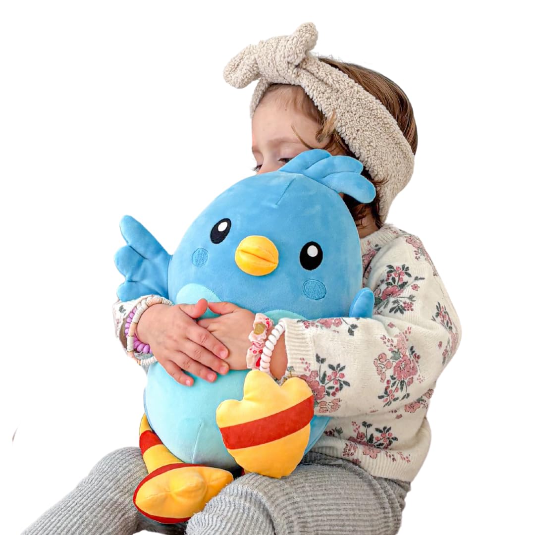 DITTY BIRD Plush Toy 12 Inch Stuffed Animal | Soft Preschool Toys for 6 12 Month Year Old Girls and Boys and Up | Playtime & Naptime Companion | Soft Deluxe Materials | Classic Children's Gift