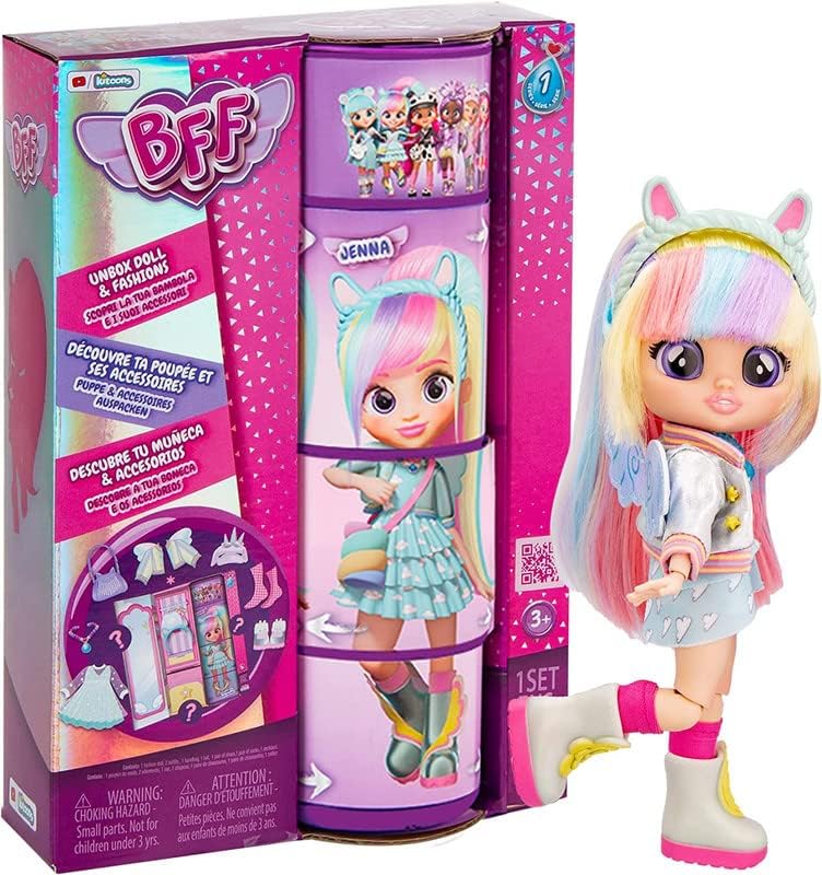 SMALL CLAP BFF Jenna Fashion Doll for Girls with 9+ Surprises Including Outfit and Accessories 8 Inches Doll Ages 4+ Years(Jenna) (B0D2Y3XWFR) Amazon Price History, Amazon Price Tracker