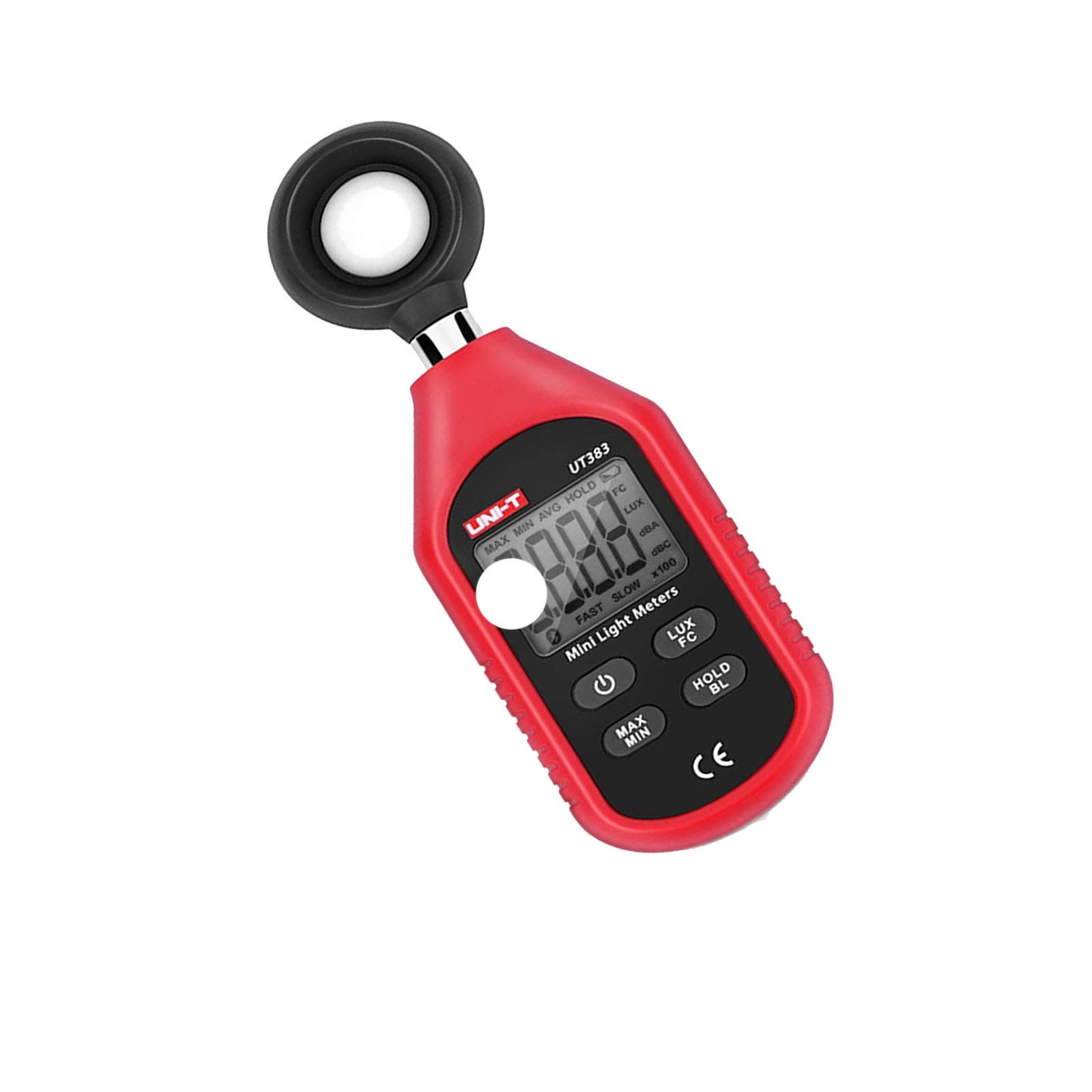True RMS Handheld Illuminance Meter Max Min Photometer LCD 200K Lux/Fc - View #6