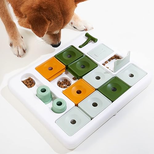 Barkwhiz Dog Puzzle Toy 3 Levels, Mental stimulating for Boredom