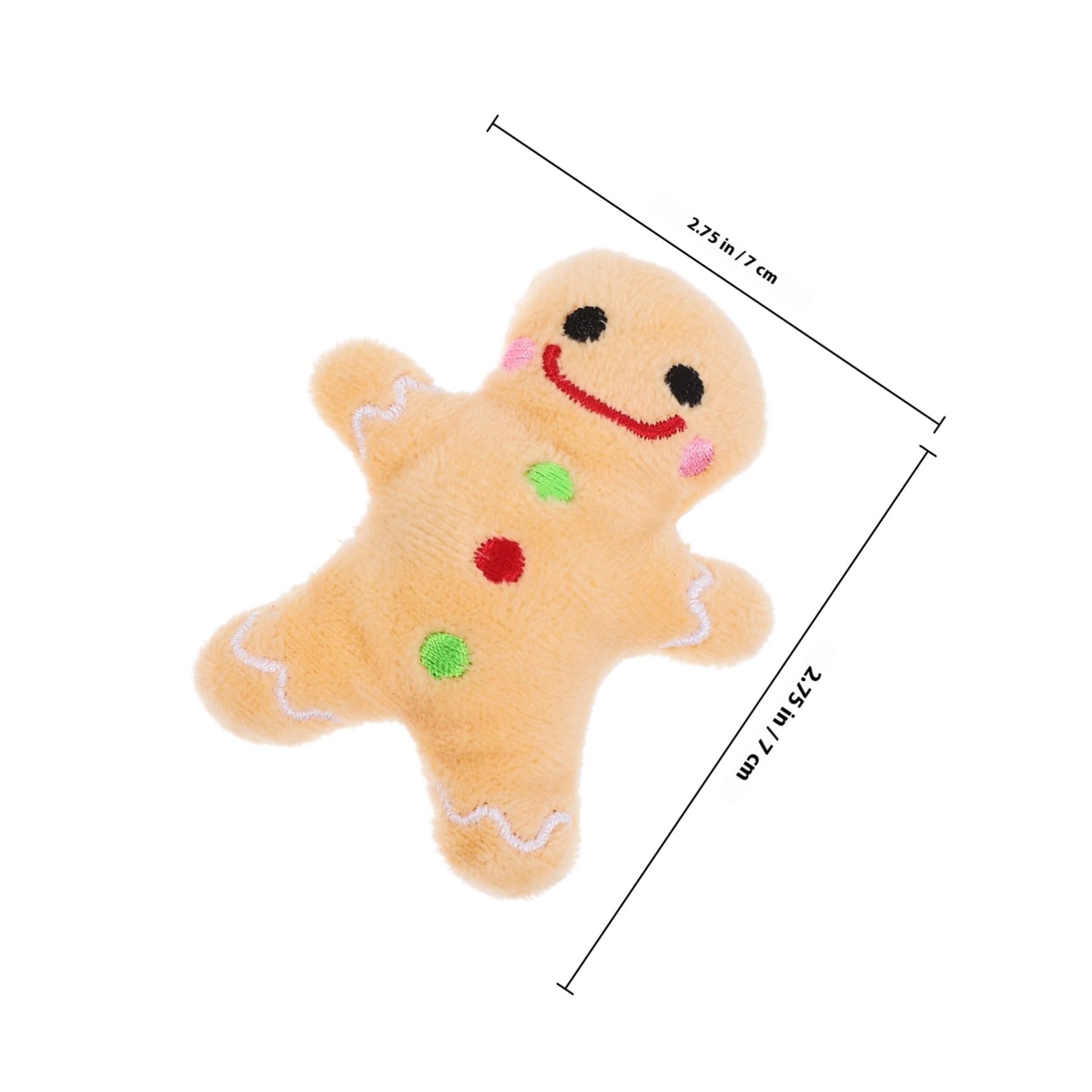 Jouet Peluche Chien Résistant à Mordre pour Nettoyage Dentaire et Mâchage Design Noël