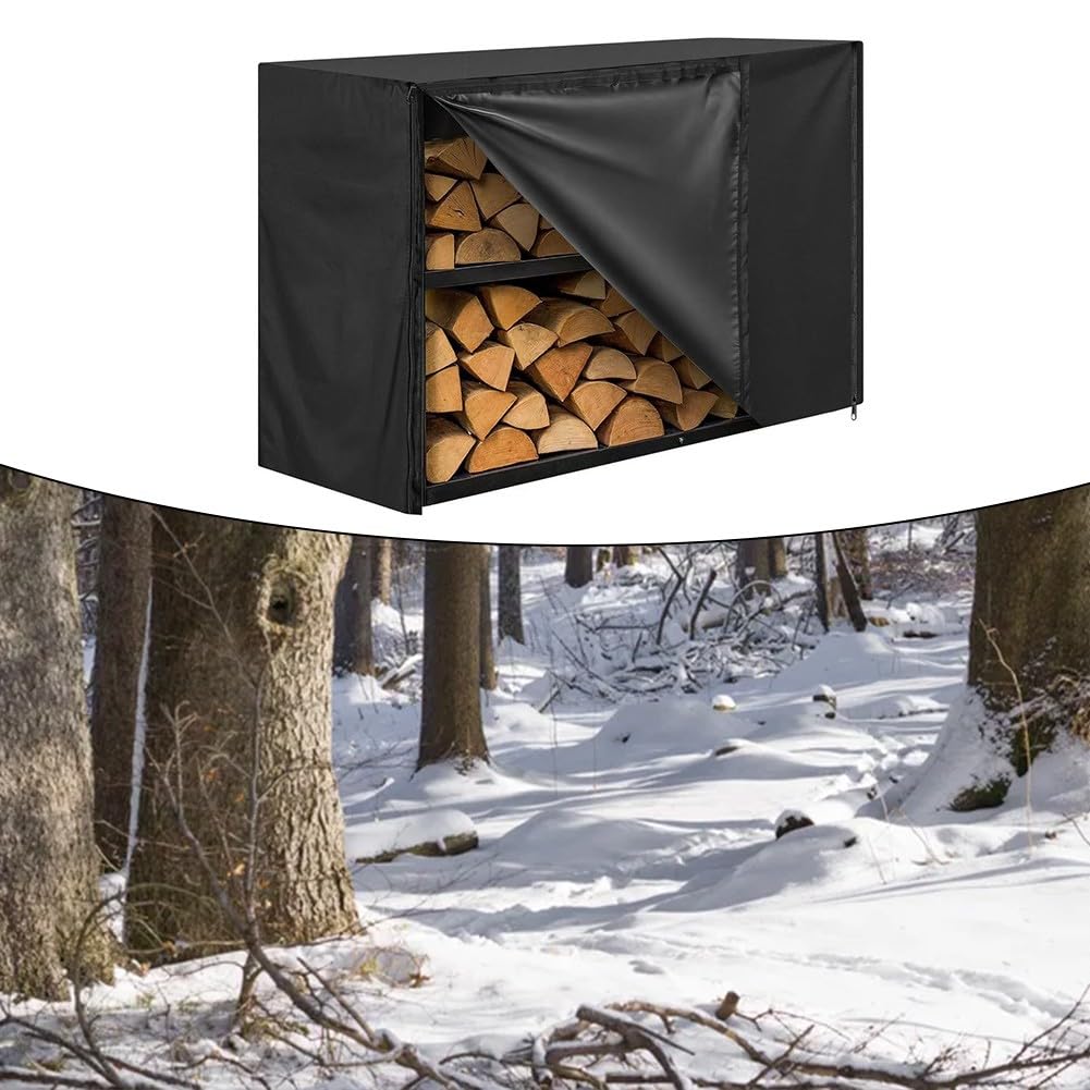 Housse bois de chauffage extérieur bâche de protection jardin pour hiver et pluie