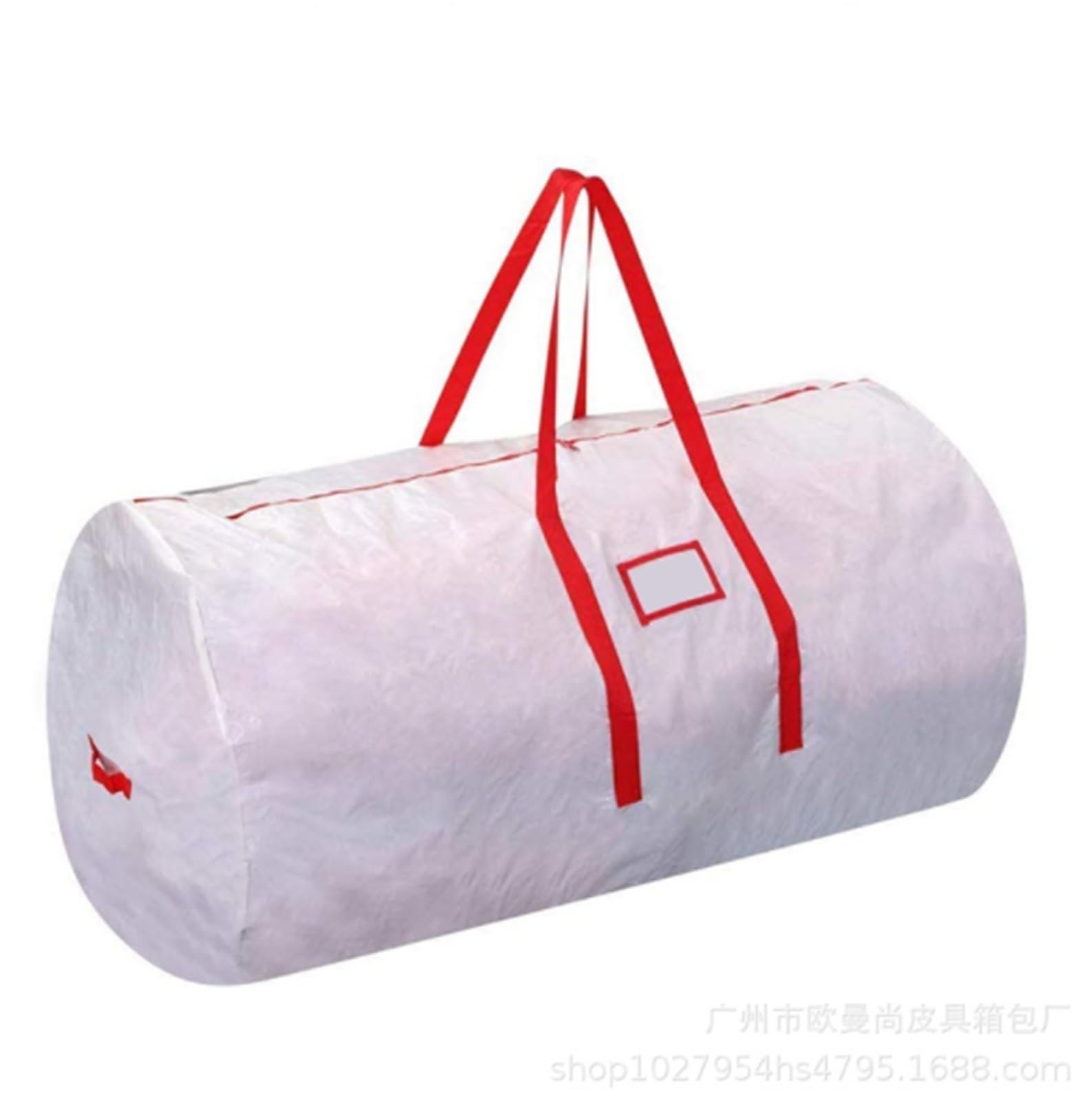 Aufbewahrungstasche für künstlicher Tragbare Weihnachtsbaum-Aufbewahrungstasche. Weihnachts-Aufbewahrungstasche Mit Griffen Und Glattem Reißverschluss Weihnachtsbaum Tasche(White)