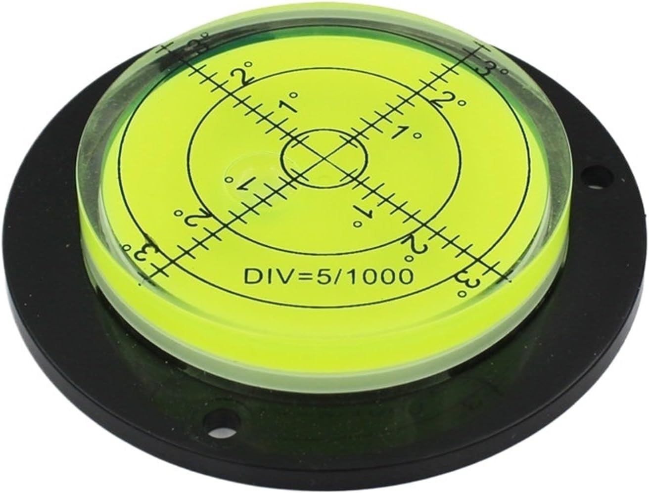 1pc Round Circular Nivel Bubble Spirit Level Colorful Degree Mark Surface Diameter 80mm Engineering Machinery Leveling Tool(Pink)