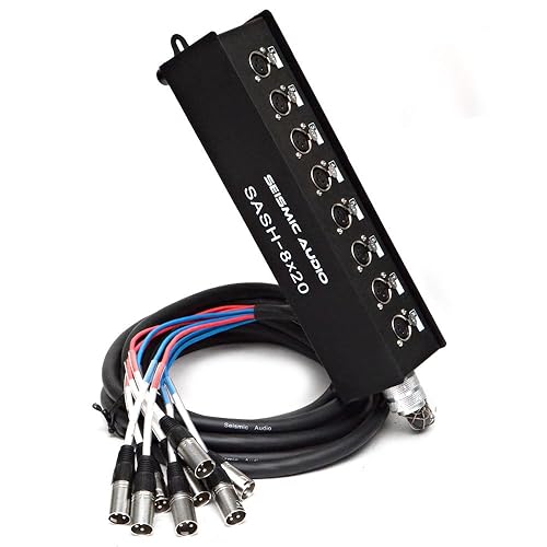 Miniatura 4 de Seismic Audio - SASH-8x35 - Cable XLR de 8 canales Enviar Sub Snake - 35 pies