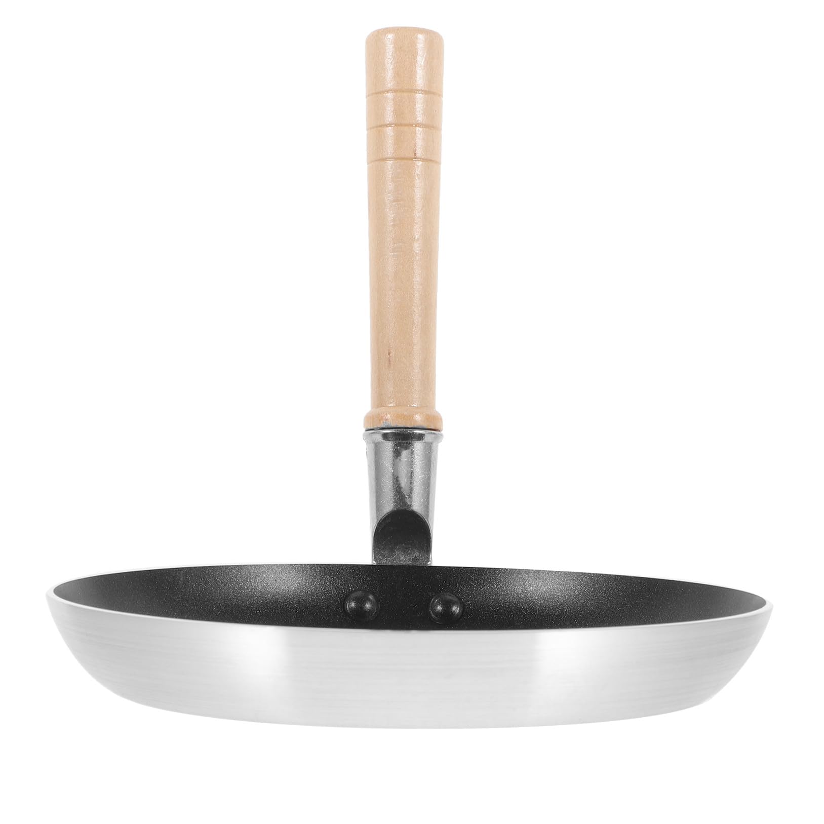Garneck Padella per Uova Antiaderente in Alluminio Piccolo Formato Manico Verticale, Pratica per Uso Familiare e Cucina Giapponese