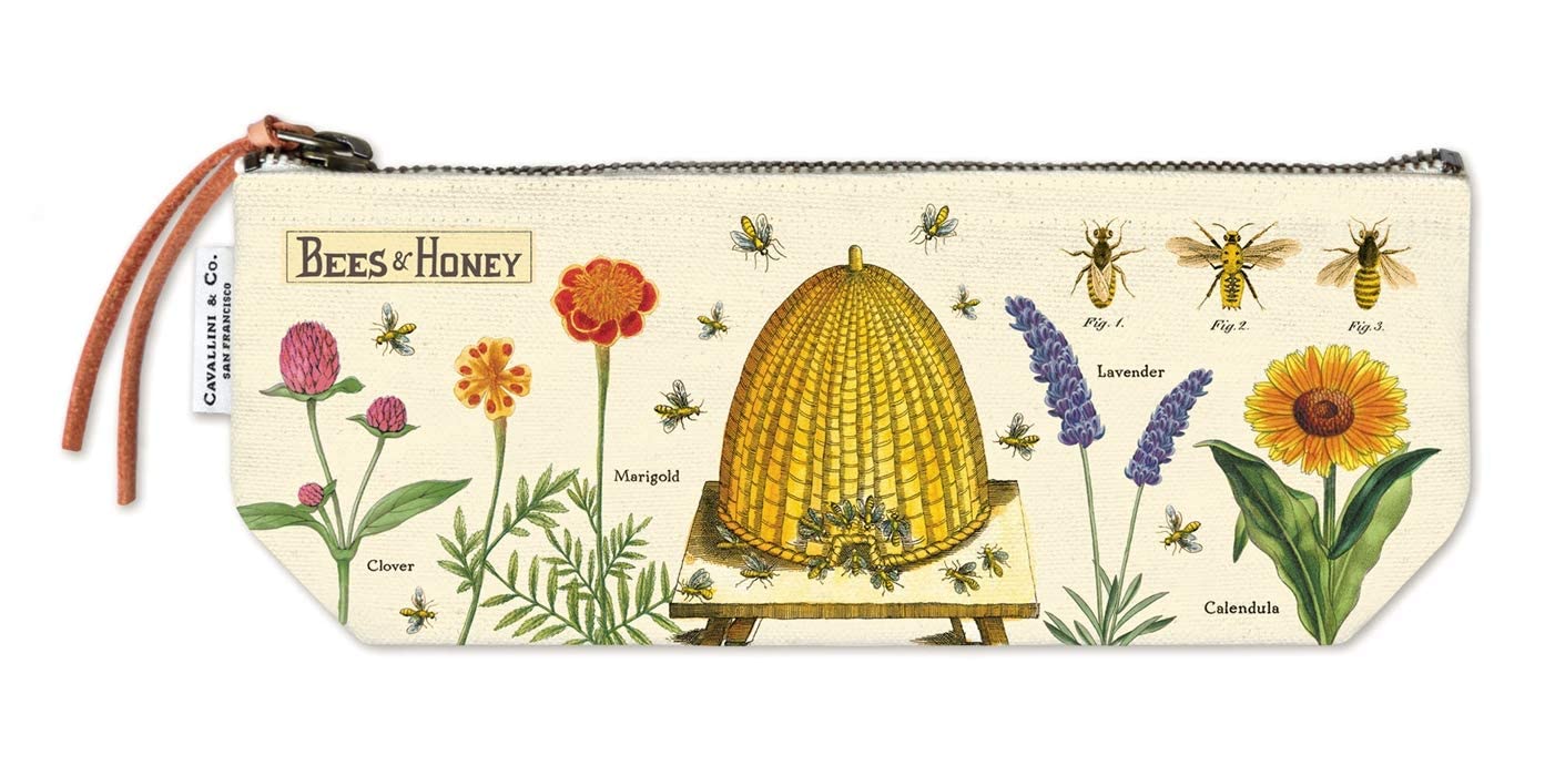 Cavallini & Co. Bees & Honey Pencil Case