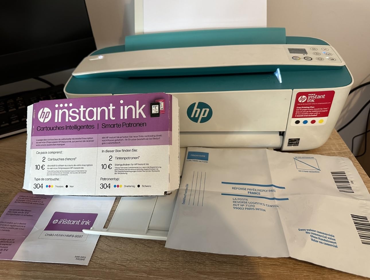 HP 304 Pack Instant Ink de 2 cartouches d'encre HP Authentiques noire — free download