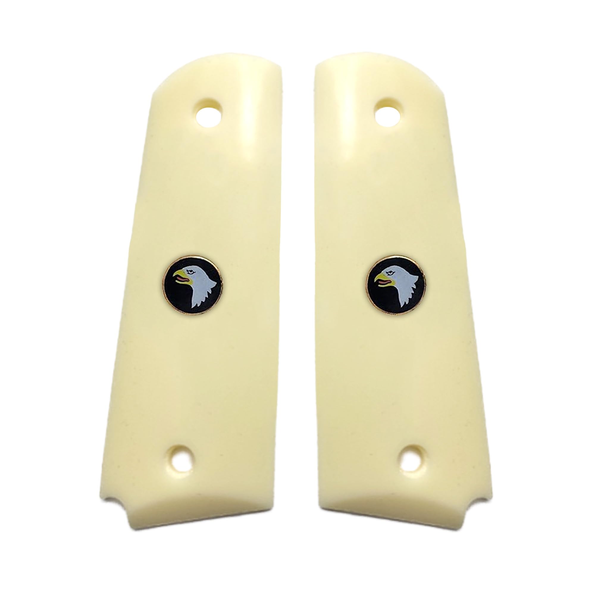 Compatible Replacements for 1911 Grips Faux Aged Colt Gov. & Clones Taurus, S&W, Springfield, Rock Island