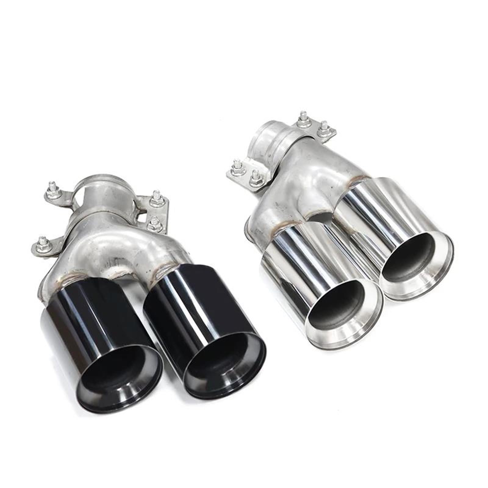 Dla BMW G30 G31 525i 528i 530i Do M5 Styl Końcówka Tłumika Końcówka Rury Wydechowej Układ Wydechowy Quad Car Końcówki Wydechu Ze Stali Nierdzewnej(Nero)