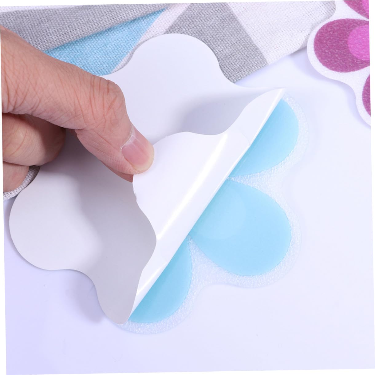 Amosfun 57 Uds Pegatinas Antideslizantes para El Hogar Pegatinas Antideslizantes para Bañera Y Ducha Peldaños De Seguridad para Bañera Seguridad para El Baño