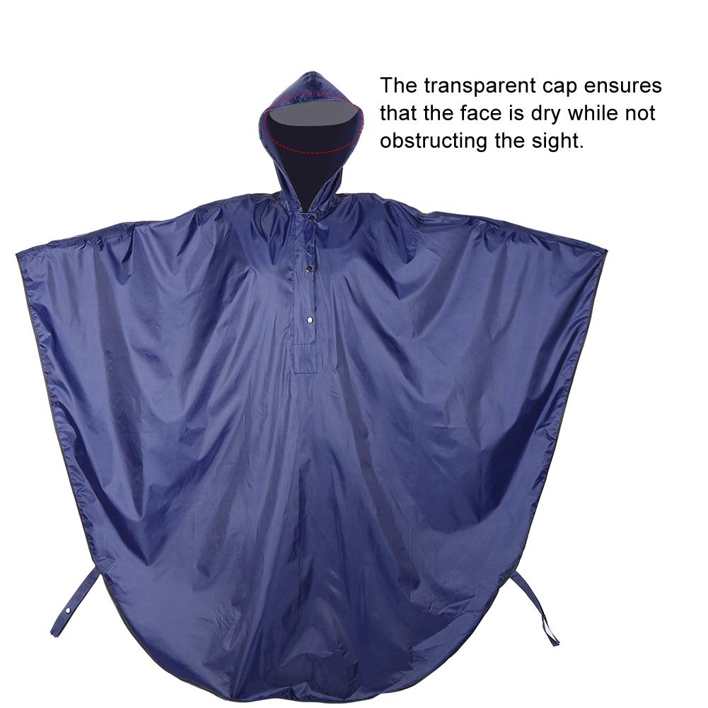 Cape Pluie Sécurité Personne âgée Poncho Pluie Imperméable Fauteuil Roulant - Housse Protection Avec Bandes Réfléchissantes Accessoire Handicap Sécurité
