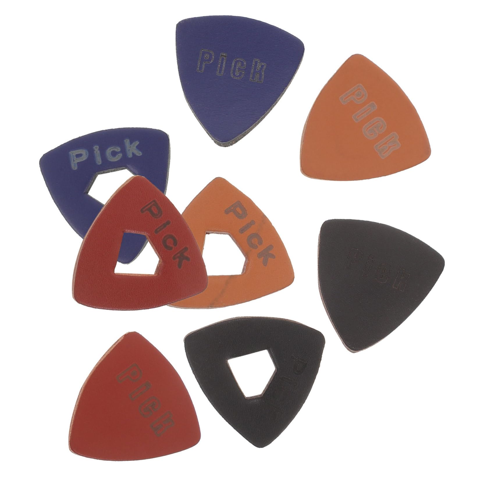 VICASKY 32 Uds Púas De Guitarra Accesorios De Guitarra Púas De Ukelele De Bajo De Dedo De De Pulgar De Cuero Genuino