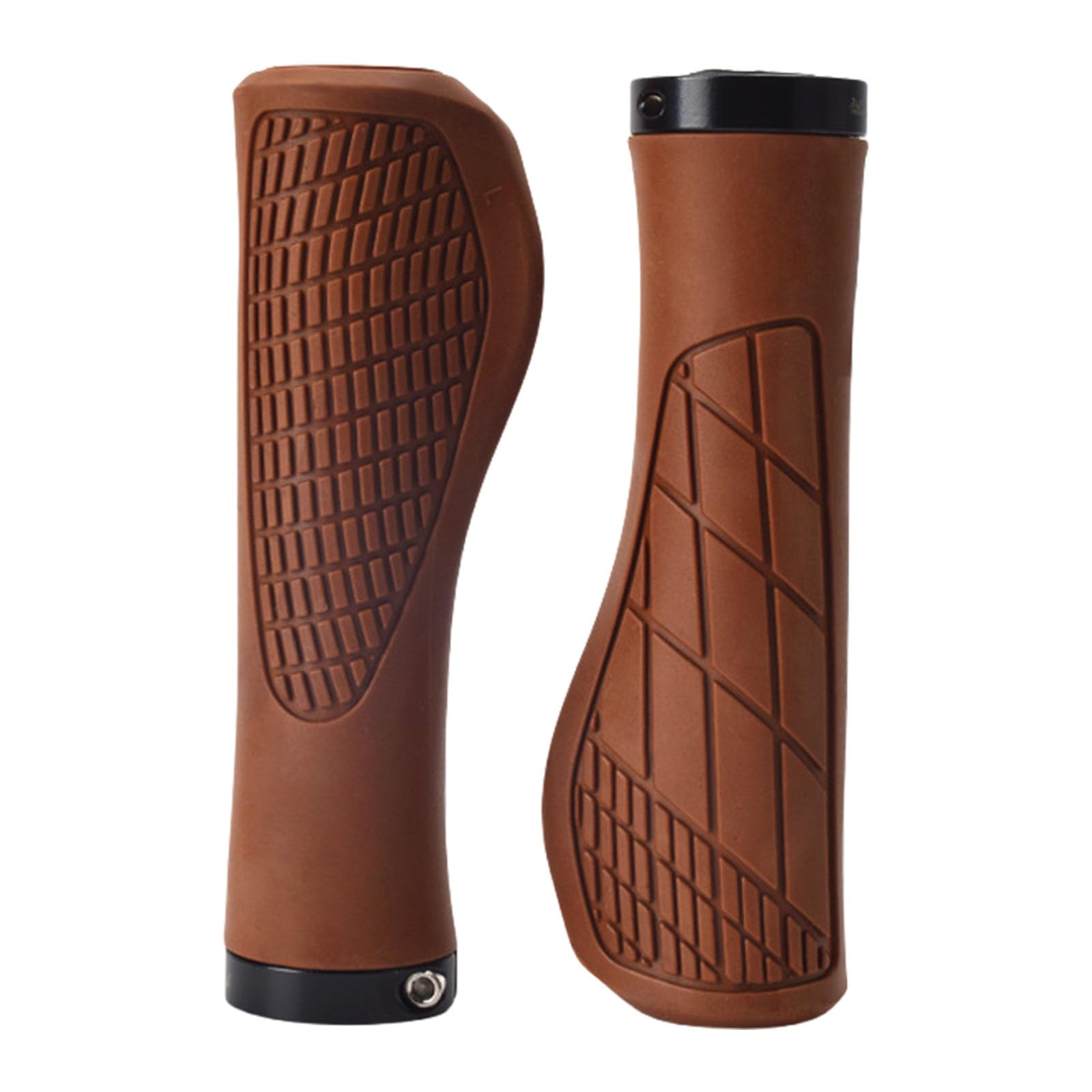 Tsophreniq Mountain Bikes Handlebar Grips with Aluminium Locks Nonslip Cycling Handlebar Sleeve Comfortable Bicycles Handle Cycling Nonslip Handle Grip
