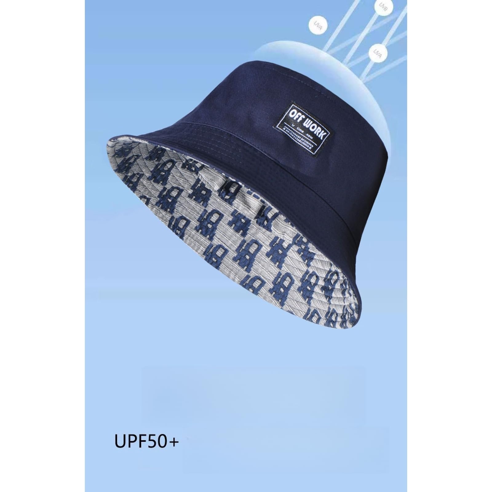 Unisex Sun Protection Bucket Hat Breathable and Packable Outdoor Hat Cotton Series 35