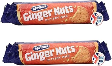McVitie's Ginger Nuts Biscuit, Pack of 2 (250gm Each)