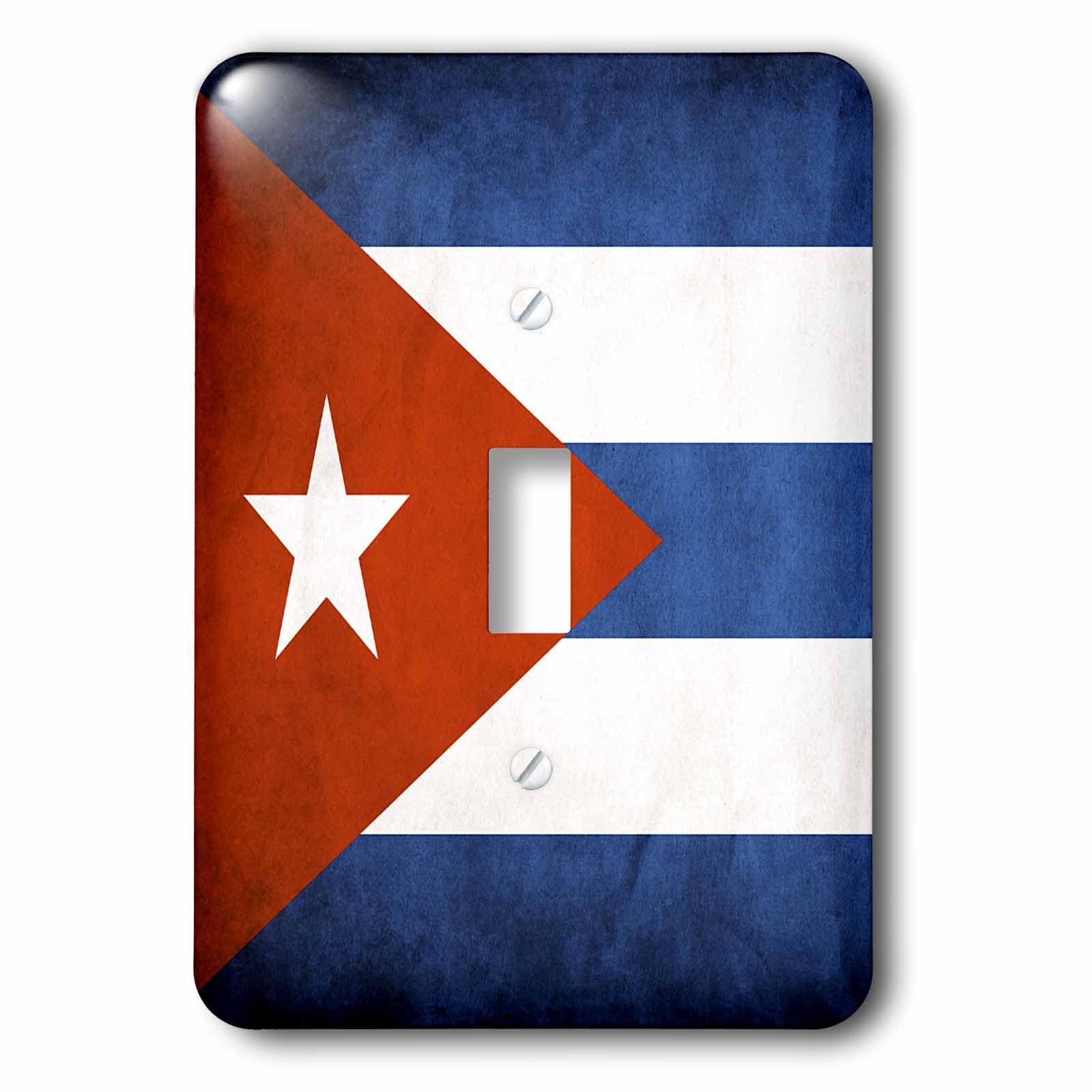 Cuba Flag Interrupteur à baïonnette 3dRose LSP_28238_1 pour masquer les traces sur vos murs