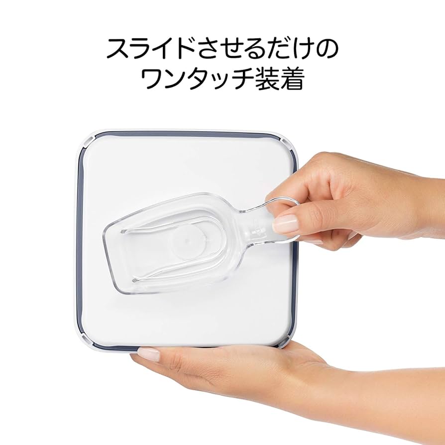 Amazon｜OXO ポップコンテナ ポップ スクープ クリア(13.7cm