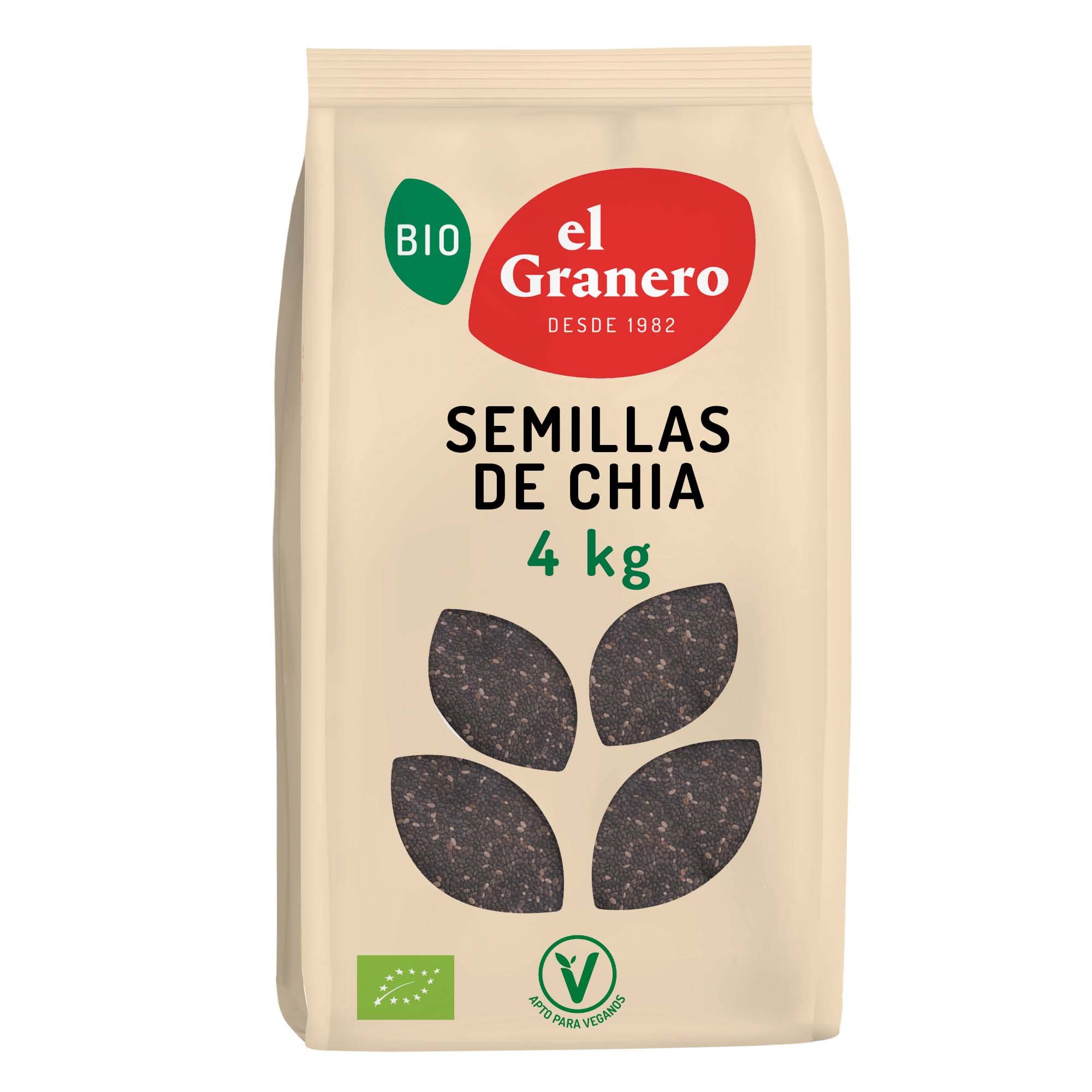 Semillas de Chía BIO 4 kg El Granero Integral