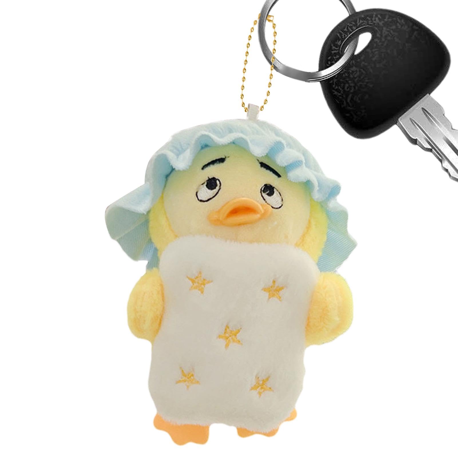Amazon.co.jp: アヒルのキーホルダーぬいぐるみ、アヒルのぬいぐるみ